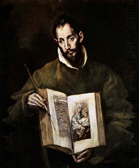 St Luke, El Greco